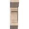 Ekena Millwork Merced Slat Smooth Bracket w/ Offset Brace, Douglas Fir, 7 1/2"W x 18"D x 26"H BKT0806X18X26MRC06SDF - alternate 3